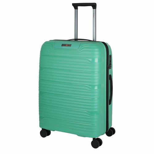 Чемодан Eberhart, 65 л, размер M, зеленый чемодан eberhart 65 л зеленый