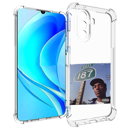 Чехол MyPads Snoop Dogg NEVA LEFT для Huawei Nova Y70 / Nova Y70 Plus (MGA-LX9N) / Huawei Enjoy 50 задняя-панель-накладка-бампер чехол mypads left 4 dead 2 для huawei nova y70 nova y70 plus mga lx9n huawei enjoy 50 задняя панель накладка бампер