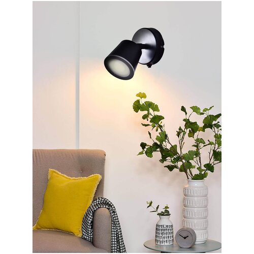 Светильник Абрис РС22268 BK+CR/1W черный