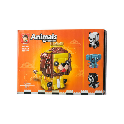 Конструктор Shantou Chenghai Hongyuansheng Toys 11041-4 Animals. Lion, 150 дет.