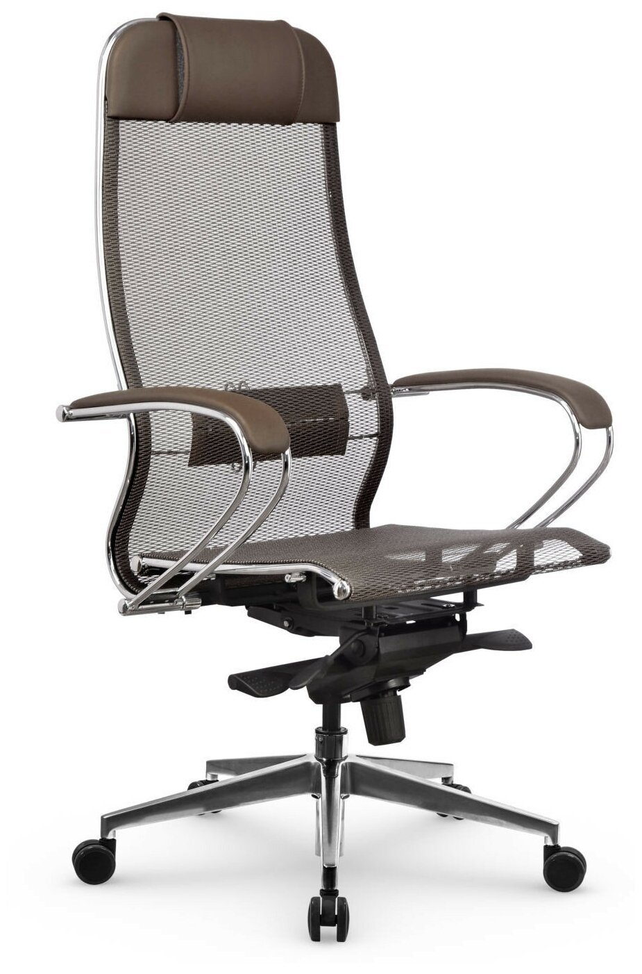 Компьютерное кресло Метта Samurai S-1.041 офисное, обивка: текстиль/искусственная кожа, цвет: светло-коричневый