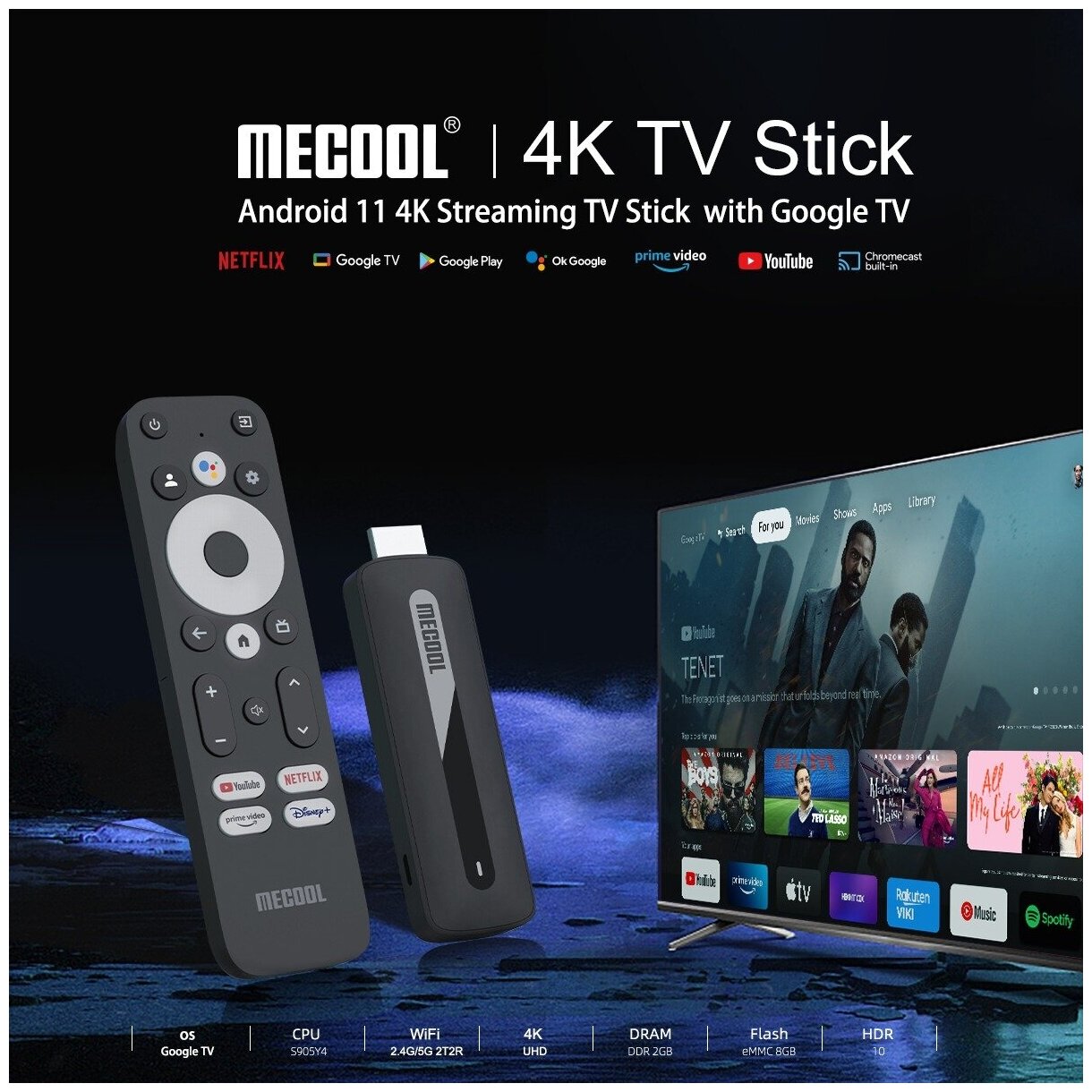 MECOOL KD3 (2/8) android 11 Amlogic S905Y4