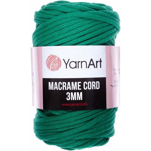 Пряжа YarnArt Macrame cord 3mm 60%хлопок/40%полиэстер/вискоза, 85м, 250г