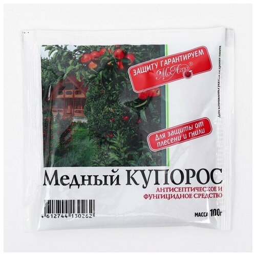 Антисептик Медный Купорос, 100 г медный купорос рп антисептик 50 г фунгицид от плесни гнили и болезней