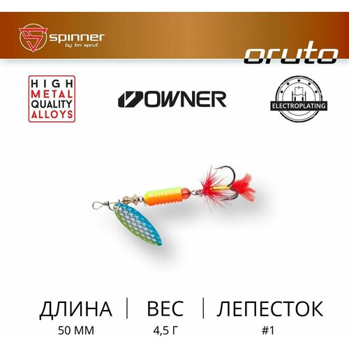 фото Блесна вращающаяся sprut oruto #1 sob