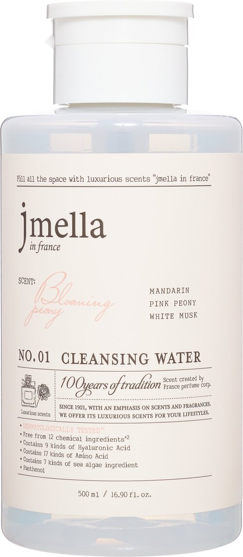 Jmella IN FRANCE BLOOMING PEONY CLEANSING WATER Очищающая вода 