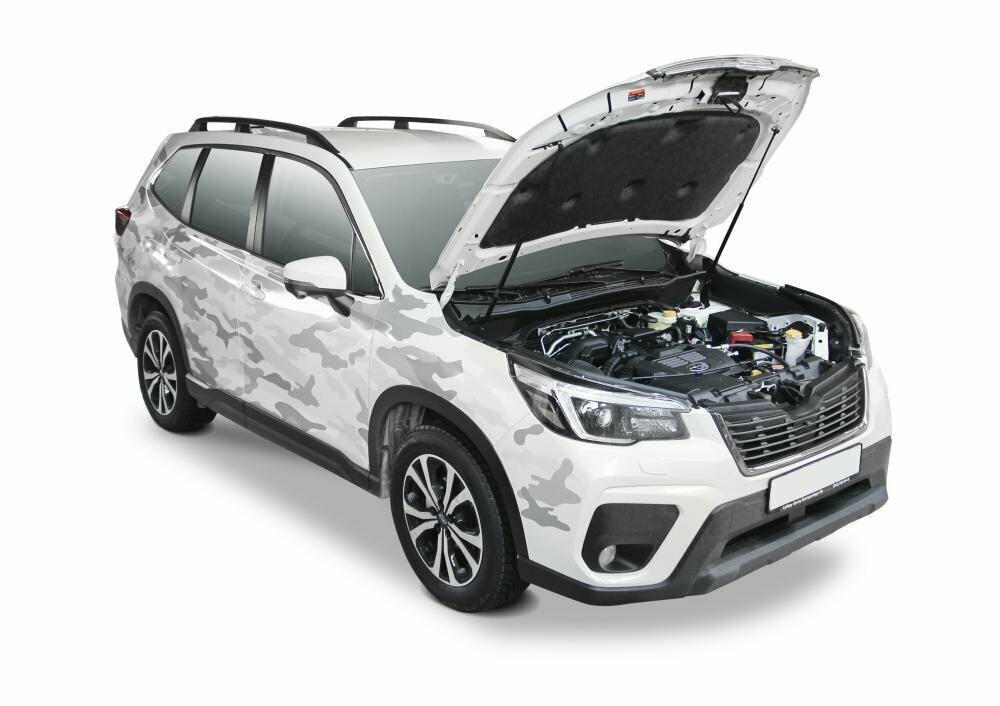 Для Subaru Forester (Субару Форестер) V 2018- Газовые упоры (амортизаторы) капота АвтоУпор (USUFOR011)