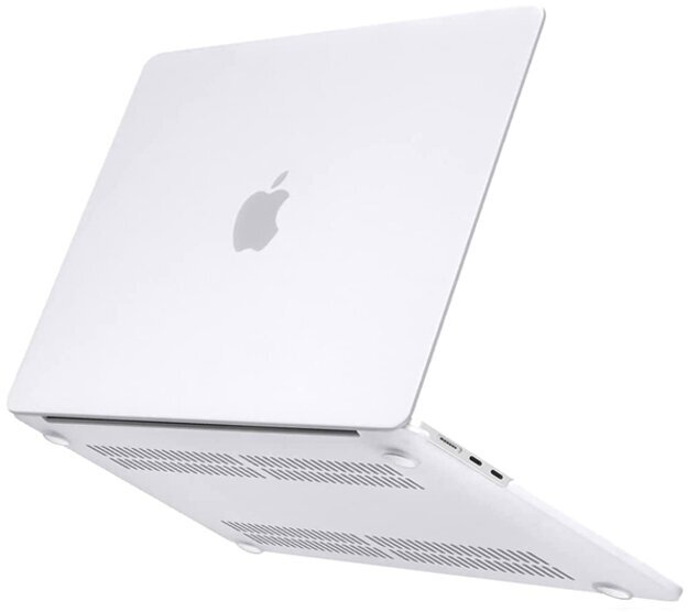 Чехол для MacBook Air 13.6 2022 2023 2024 M3 A3113 M2 A2681 Hard Shell Case белый