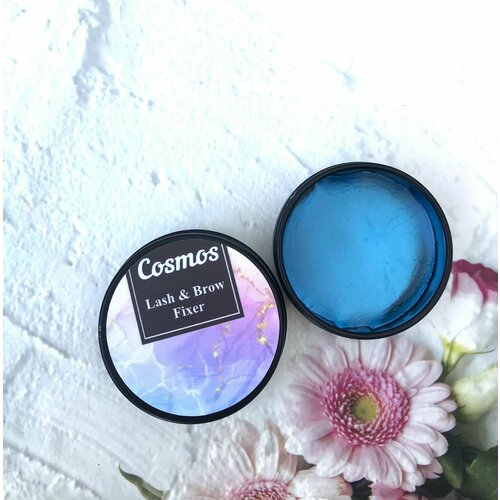 Cosmos Lash&Brow Fixer клей бальзам для ламинирования ресниц / гель для укладки бровей 25гр с ароматом черники