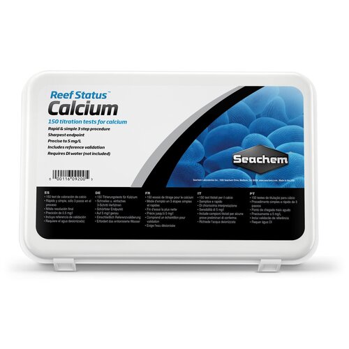 Тест для воды Seachem Reef Status: Calcium добавка seachem reef advantage calcium 500г