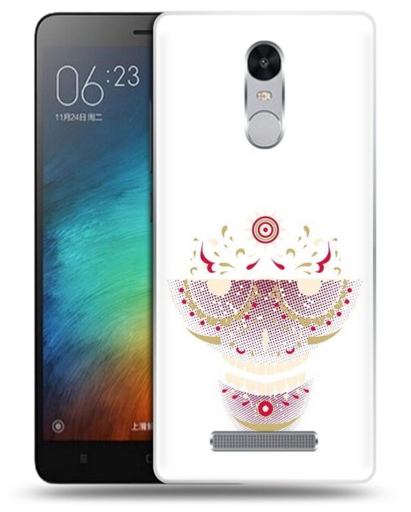 Чехол задняя-панель-накладка-бампер MyPads карнавальный скелет абстракция для Xiaomi Redmi Note 3/Xiaomi Redmi Note 2 Pro противоударный