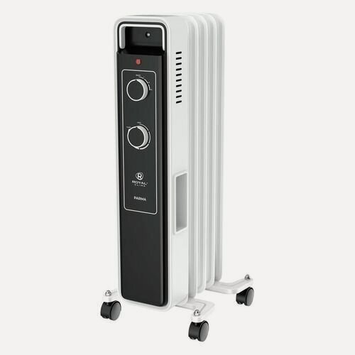 Изображение товара Масляный радиатор Royal Clima Parma ROR-PR5-1000M, с терморегулятором, 1000Вт, 5 секций, 3 режима, белый