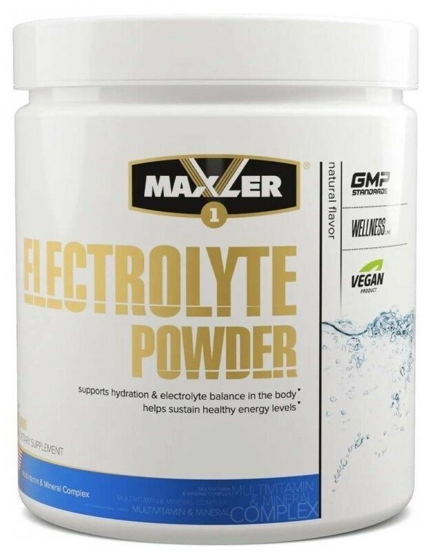 Maxler Electrolyte Powder, 204 г (Натуральный)
