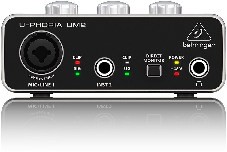 Внешняя звуковая карта BEHRINGER U-PHORIA UM2