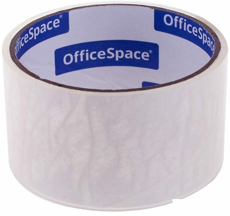 Клейкая лента (скотч) упаковочная OfficeSpace (48мм x 15м, 38мкм, прозрачная) (КЛ_1108), 72шт.