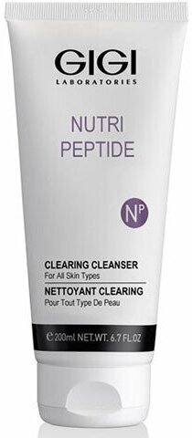 GIGI Nutri-Peptide: Пептидный очищающий гель для лица (Clearing Cleanser), 200 мл