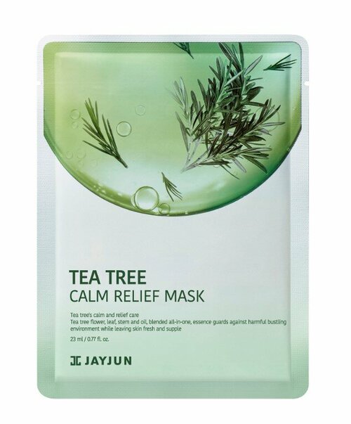 Tea Tree Calm Relief Маска тканевая для лица с экстрактом чайного дерева успокаивающая, 23 мл