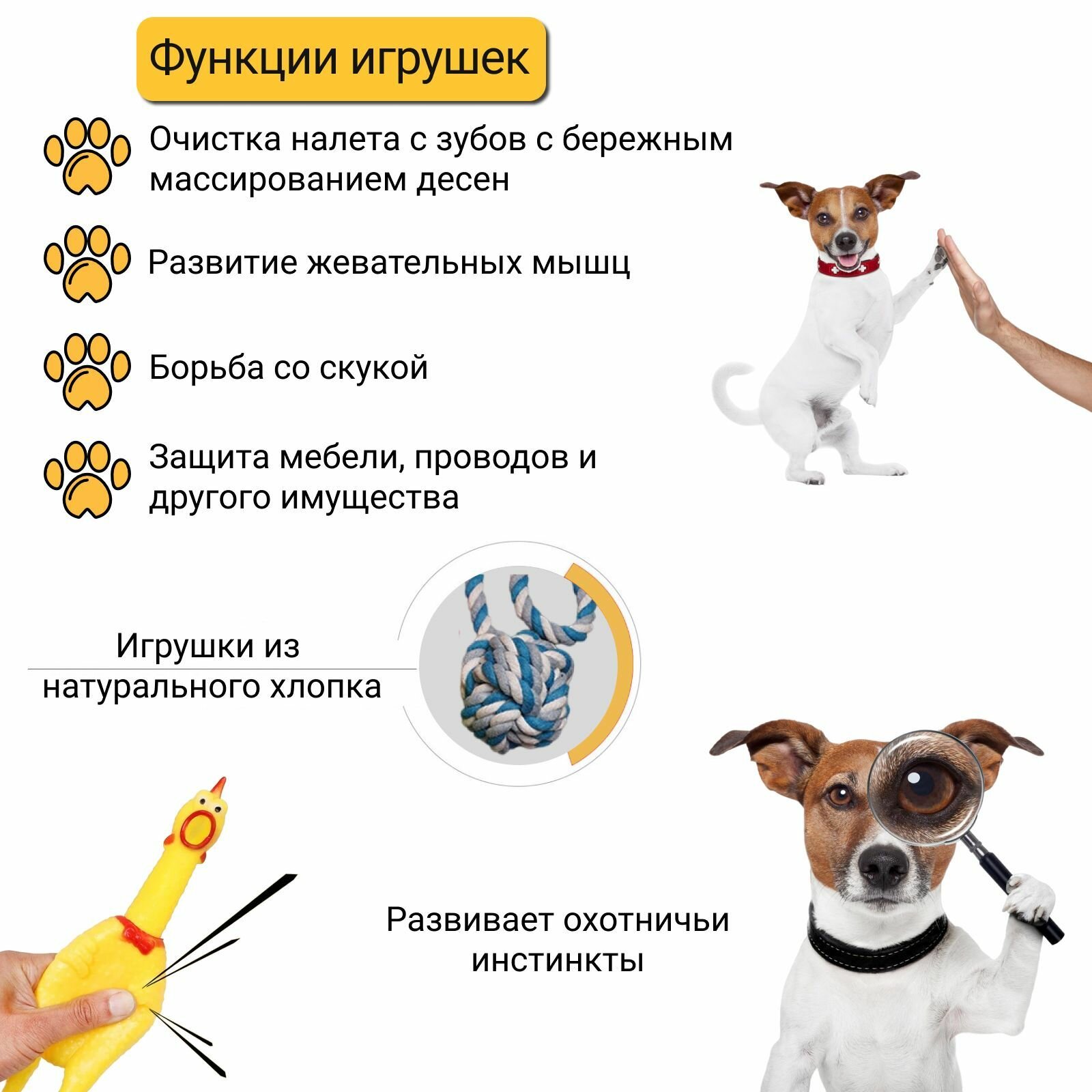 Игрушки для щенков и маленьких собак - фотография № 2