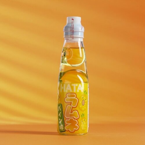 HATA KOSEN Напиток газированный Ramune со вкусом ананаса, 200 мл