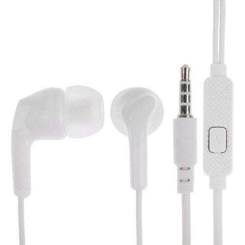 Наушники Smartbuy Model X вакуумные микрофон 105 дБ 16 Ом 35мм 105 м пакет белые 34900₽