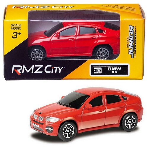 Машинка металлическая Uni-Fortune RMZ City 1:64 BMW X6, Цвет Красный