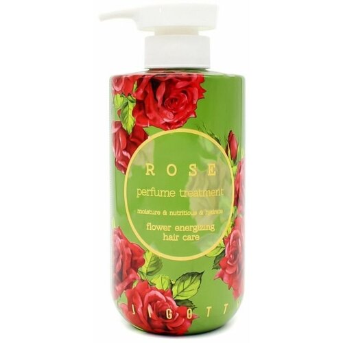 Парфюмированная маска для волос Jigott с экстрактом розы Rose Perfume Treatment 500 мл 1094₽