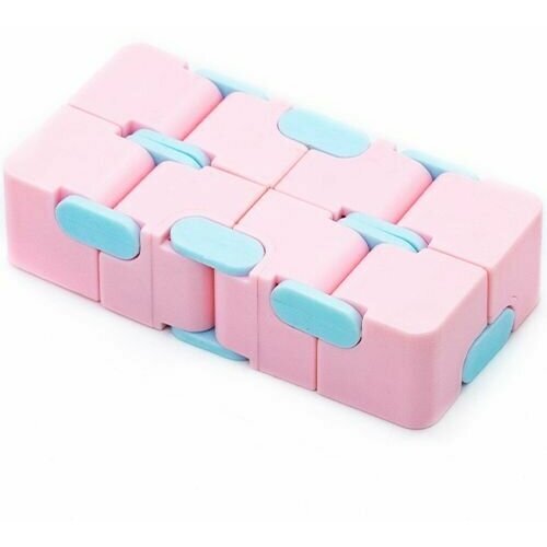 Головоломка Бесконечный Куб Антистресс / Infinity Fidget Cube (розовый).
