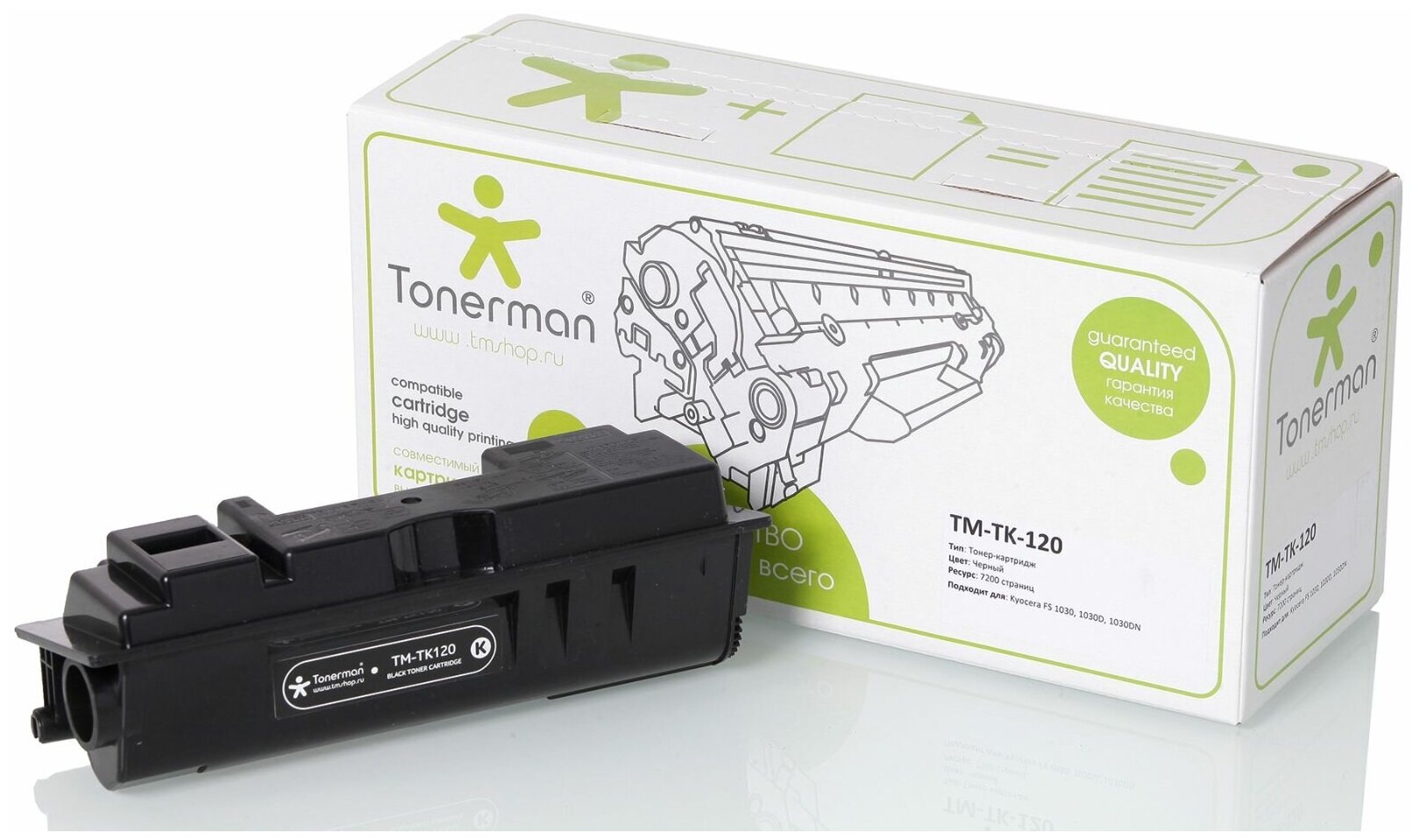 Картридж Tonerman TK-120 для Kyocera Mita FS 1030, 1030D, 1030DN