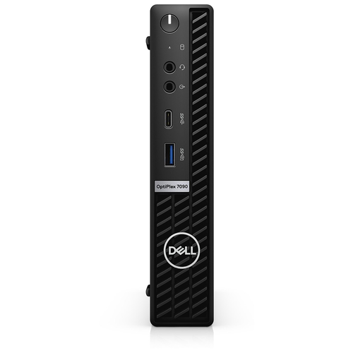 Системный блок Dell OptiPlex 7090 (Intel Core i7-11700T (1.4 ГГц), RAM 8 ГБ, SSD 256 ГБ, Intel UHD Graphics 750, Windows 10 Pro), черный