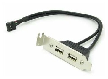 Планка портов низкопрофильная 2 x USB 2.0 (Type-A) | ORIENT C026