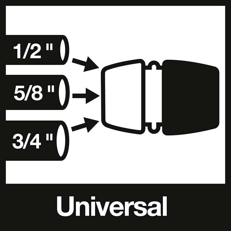 Коннектор для шланга быстросъёмный универсальный с аквастопом 1/2-3/4 дюйма - фотография № 7