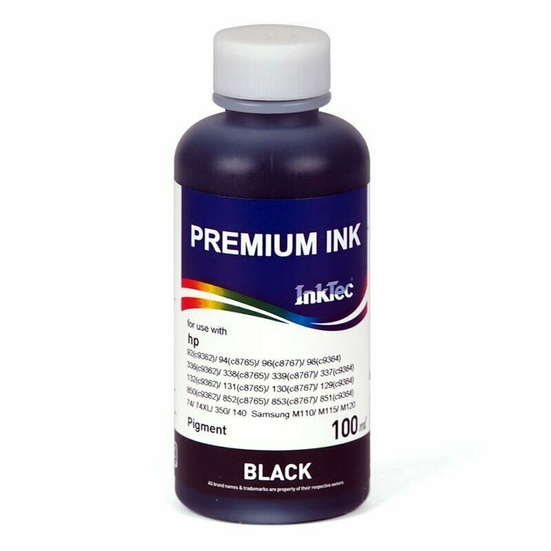 Чернила для HP H6065-100MB (Black 129/130/131/132/140) 100мл InkTec