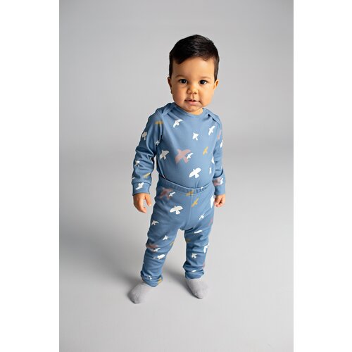 фото Брюки tony tots, манжеты, размер 62, синий