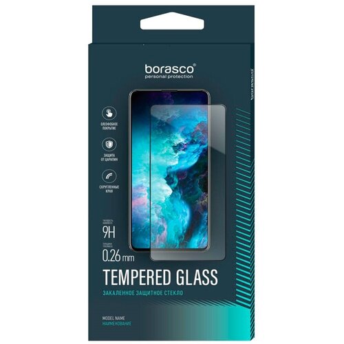 BoraSCO Защитное стекло FullScreen для Samsung Galaxy A80 SM-A805F (black)