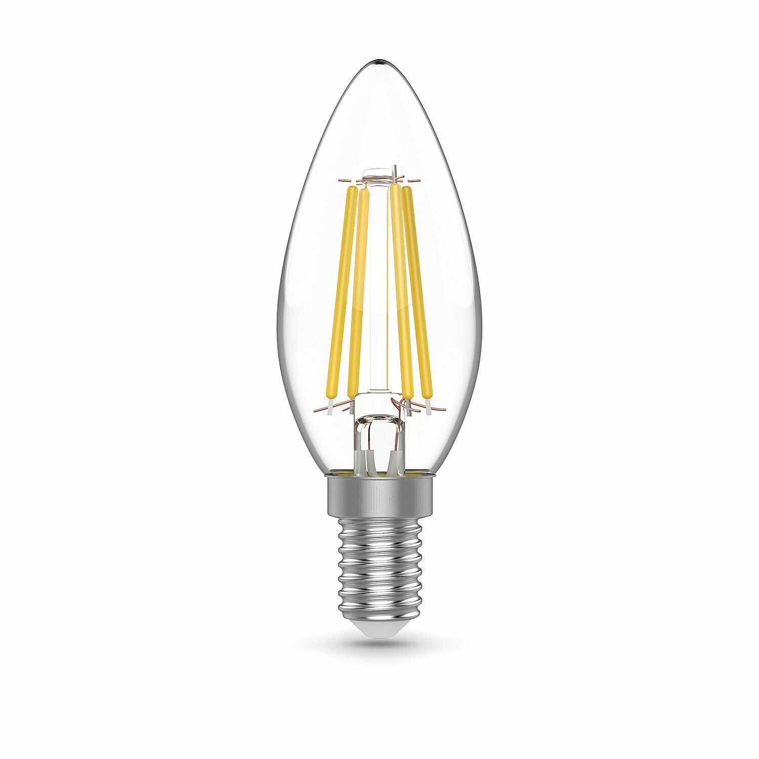 Лампа светодиодная Gauss Basic Filament E14 4.5Вт 4100K 1031215 - фотография № 11