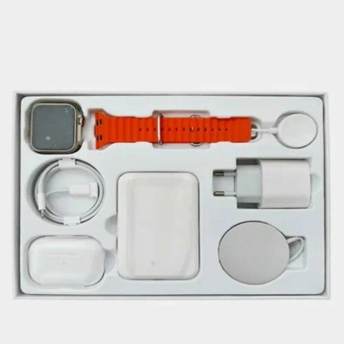 Подарочный набор смарт часы x8 ultra 6 в 1 309000₽