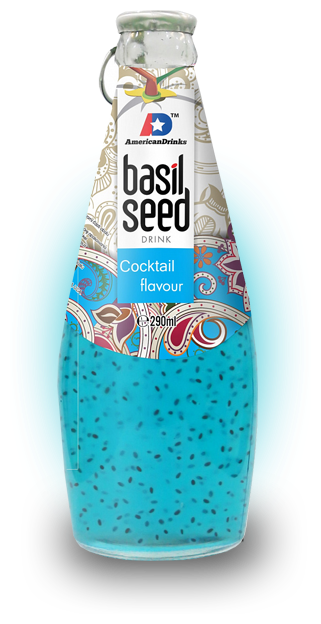 Напиток безалкогольный Basil Seed "Экзотический коктейль" 290 мл. с/б - фотография № 5