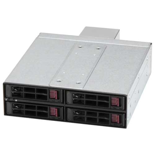Mobile rack для HDD/SSD Supermicro M14TQC, серый/черный корпус supermicro cse 815tqc r706wb