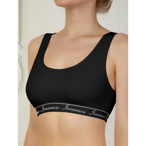 Топ Innamore, хлопок, размер II, черный
