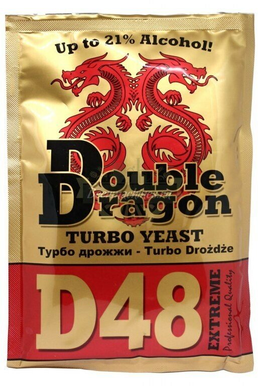 Дрожжи Турбо DoubleDragon D48, 132гр.