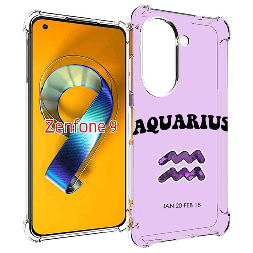 Чехол MyPads знак зодиака водолей 4 для Asus Zenfone 9 (AI2202) задняя-панель-накладка-бампер