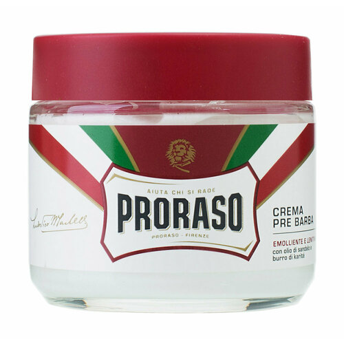 Питательный крем для подготовки кожи к бритью Proraso Pre-Shaving Cream Moisturising And Nourishing /100 мл/гр. proraso pre shaving cream moisturising and nourishing