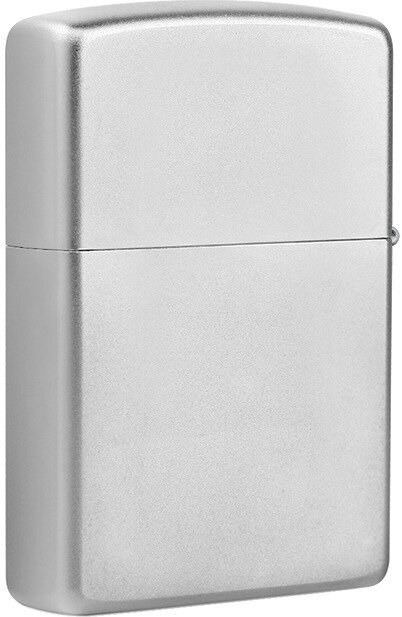 Зажигалка ZIPPO Classic оригинал-покрытие Satin Chrome-MADE IN USA Зиппо 205 - фотография № 2