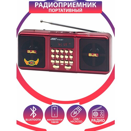 Радиоприемник FM с блютуз флешка качественный звук 2 динамика 81600₽