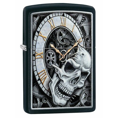 Зажигалка Skull Clock Design 29854