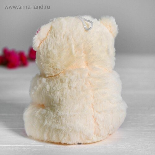 Мягкая игрушка Медведь с сердцем , цвет розовый мягкая игрушка медведь с сердцем цвет розовый