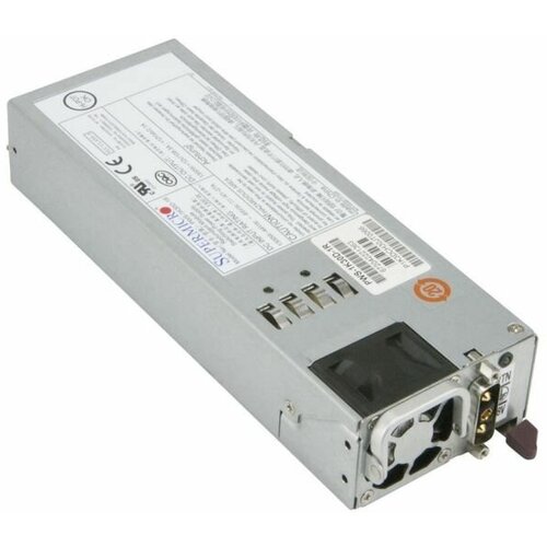 Блок питания Supermicro 1U 1300W -48V DC Power Supply (PWS-1K30D-1R) for supermicro pws 721p 1r 720w server redundant power supply psu