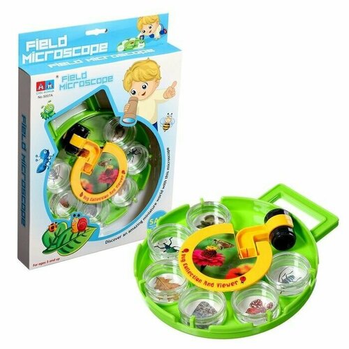 Набор для исследований микроскоп 6 контейнеров 1910₽