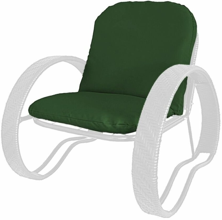 Кресло с подлокотниками и ротангом - фотография № 1