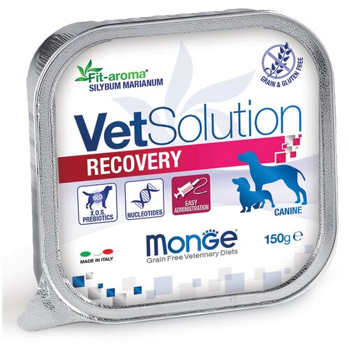 Monge VetSolution Dog Recovery влажная диета для собак Рекавери 150 гр х 12 шт